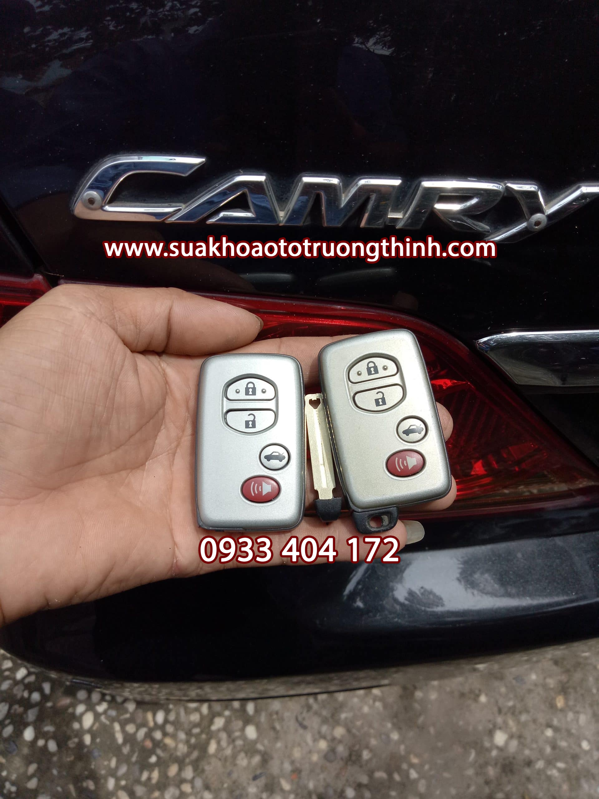 Làm chìa xe camry 3.5