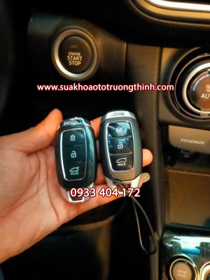 HÌNH ảnh remote smartey santafe 2019 chìa khóa santafe 2019