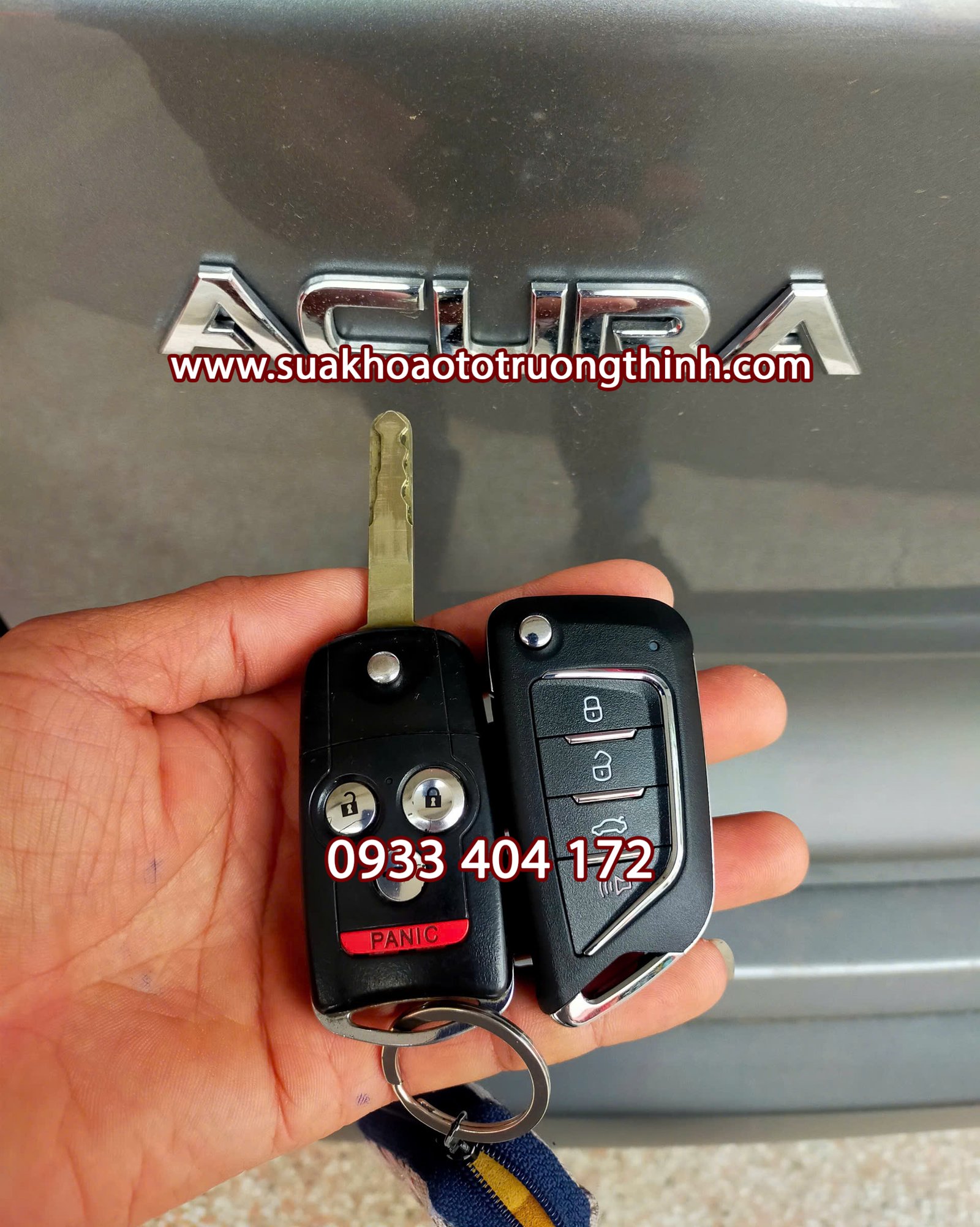 Làm chìa khóa xe Acura