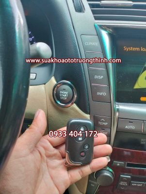 Làm chìa khóa thông minh xe lexus , chìa khóa xe lexus chuẩn mã iD giá mềm